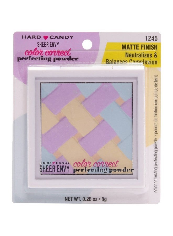 Hard Candy Sheer Envy Color Correct Perfecting Powder - 1245 Matte Finish, 0.28 oz - Image 1
