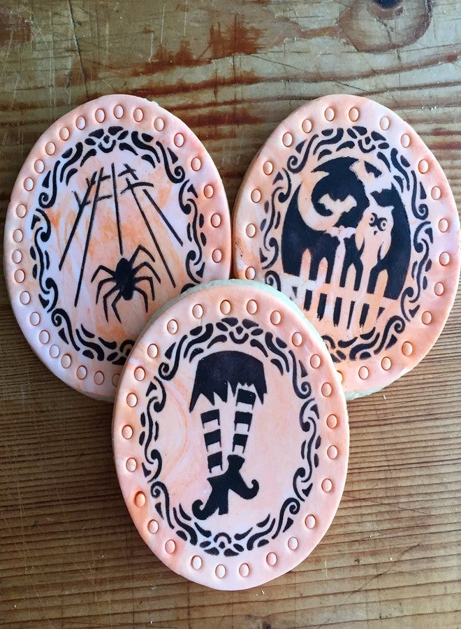 Designer Stencils Whimsical Halloween Cookie Stencil C974 by Designer Stencils - Image 4