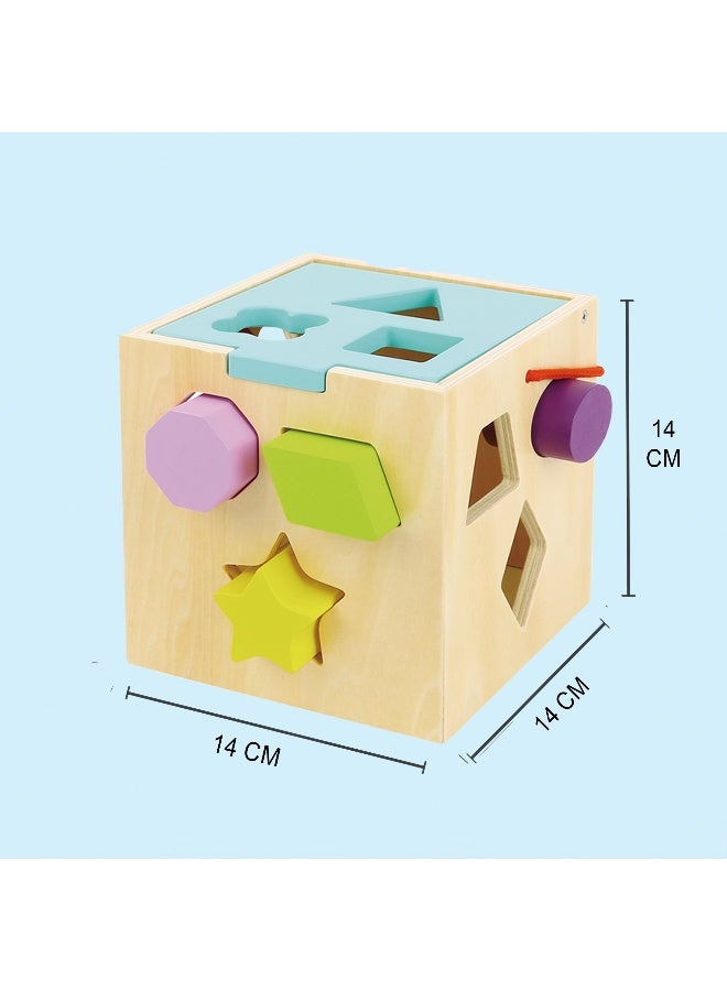 COGNIKIDS Shape Sorter Cube for Toddlers – Colorful Early Learning Toy with Geometric Blocks – Educational Sensory Toy for Babies & Kids Ages 12-36 Months - Image 5