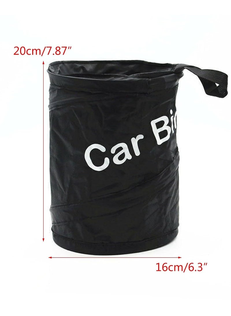 Wastebasket Trash Can Litter Container Car Auto Garbage Bin/Bag Waste Bins Household Cleaning Tools Accessories - Image 2