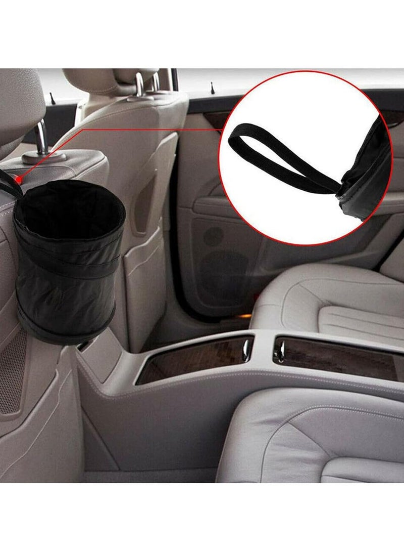 Wastebasket Trash Can Litter Container Car Auto Garbage Bin/Bag Waste Bins Household Cleaning Tools Accessories - Image 3