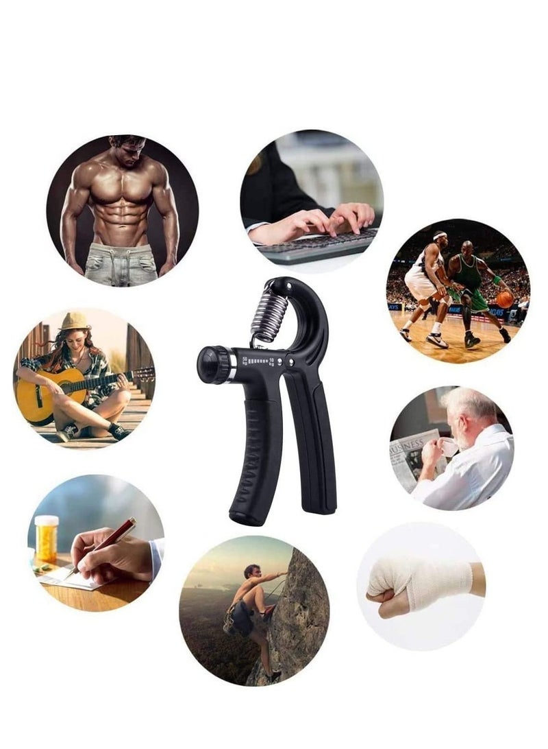 SYOSI Hand Grip Strengthener Adjustable Resistance (5-50KG) Exercise Gripper, Finger Forearm for Fitness, strength training, gymnastics - Image 2