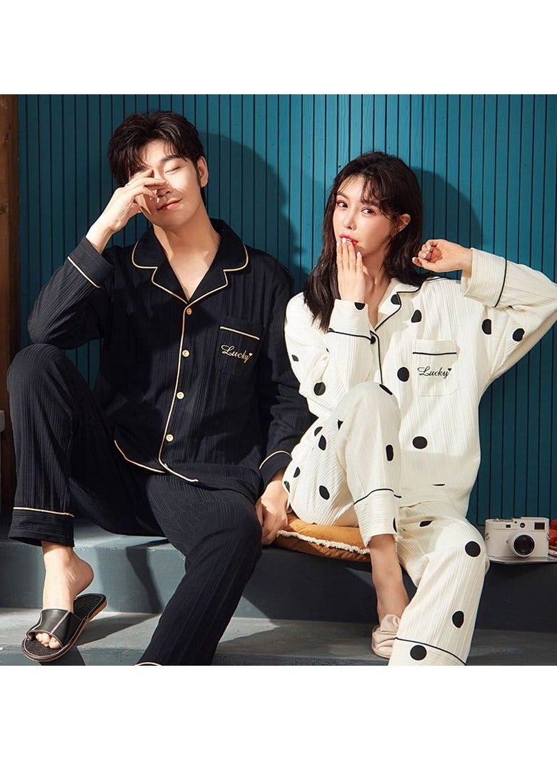 Women's pajama set, cotton long sleeve two-piece casual pajamas  - Image 5