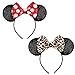 FANYITY Mouse Costume Ears2 Pcs Mouse Ears Headbands for Girls Women PartySize Free HEBDBW - Image 3