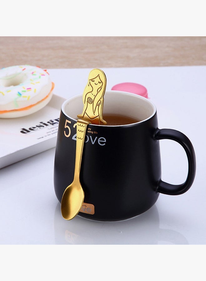 Everrich Mermaid Stainless Steel Teaspoon Gold 17.4grams