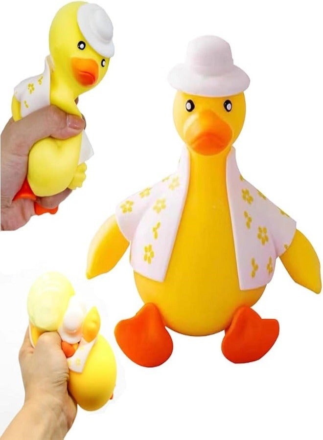 Squishy Stress Relief Toys Dress Up Duck, Soft Stretchy Cute Fun Duck, Baby Duck Squeeze Toys Stress Relief - Image 1