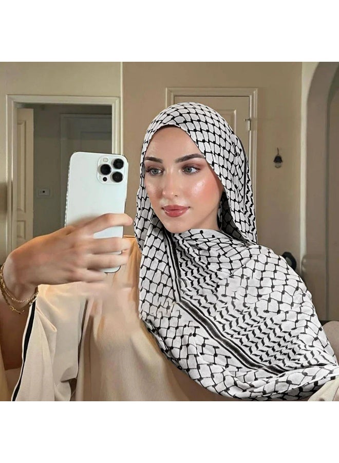 walklifes New Printed Chiffon Shawl - Image 3