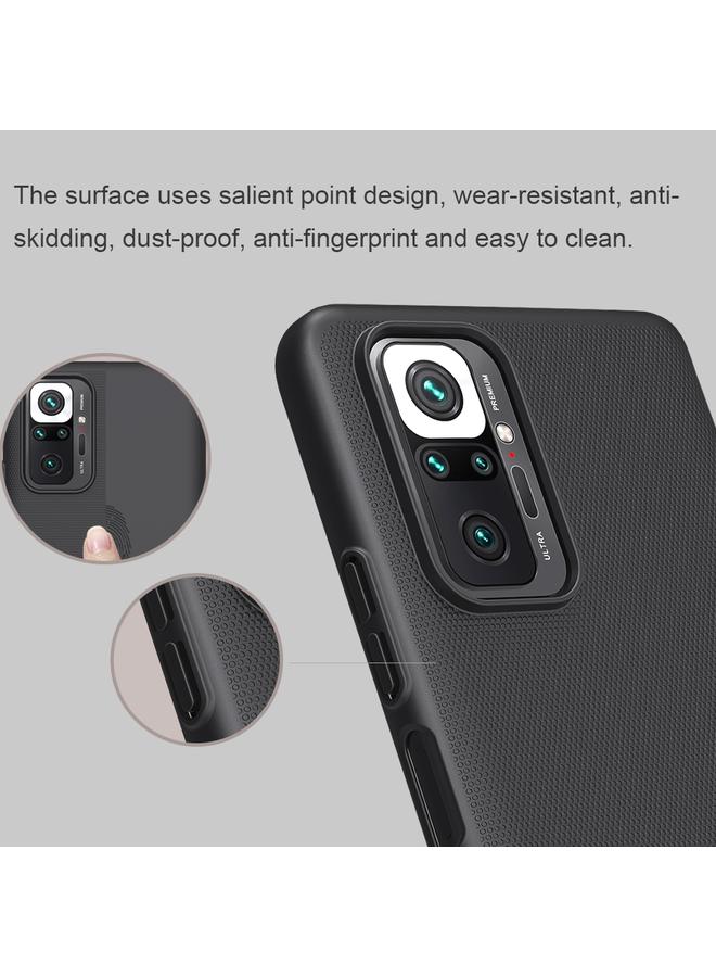 Nillkin Case For Xiaomi Redmi Note 10 Pro / 10 Pro Max Frosted Concave-convex Texture PC Protective Case - Image 5