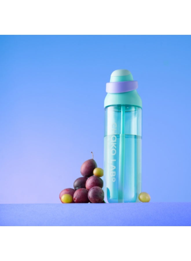 CHAKO LAB Chakolab Kada Bottle 888ml | Tritan BPA-Free Slim Water Bottle with Straw, Two-Way Spout & Leak-Proof Design - Image 1