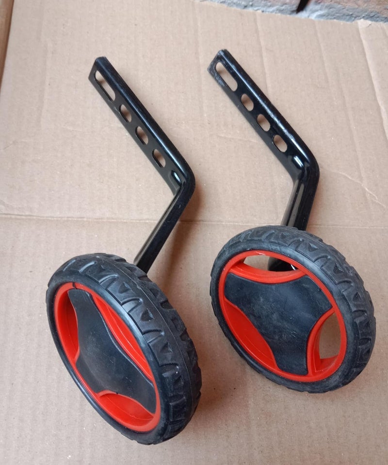 Support Wheel Set for 14, 16, 18 & 20-inch Kids Bicycle Adjustable (Color May Vary)