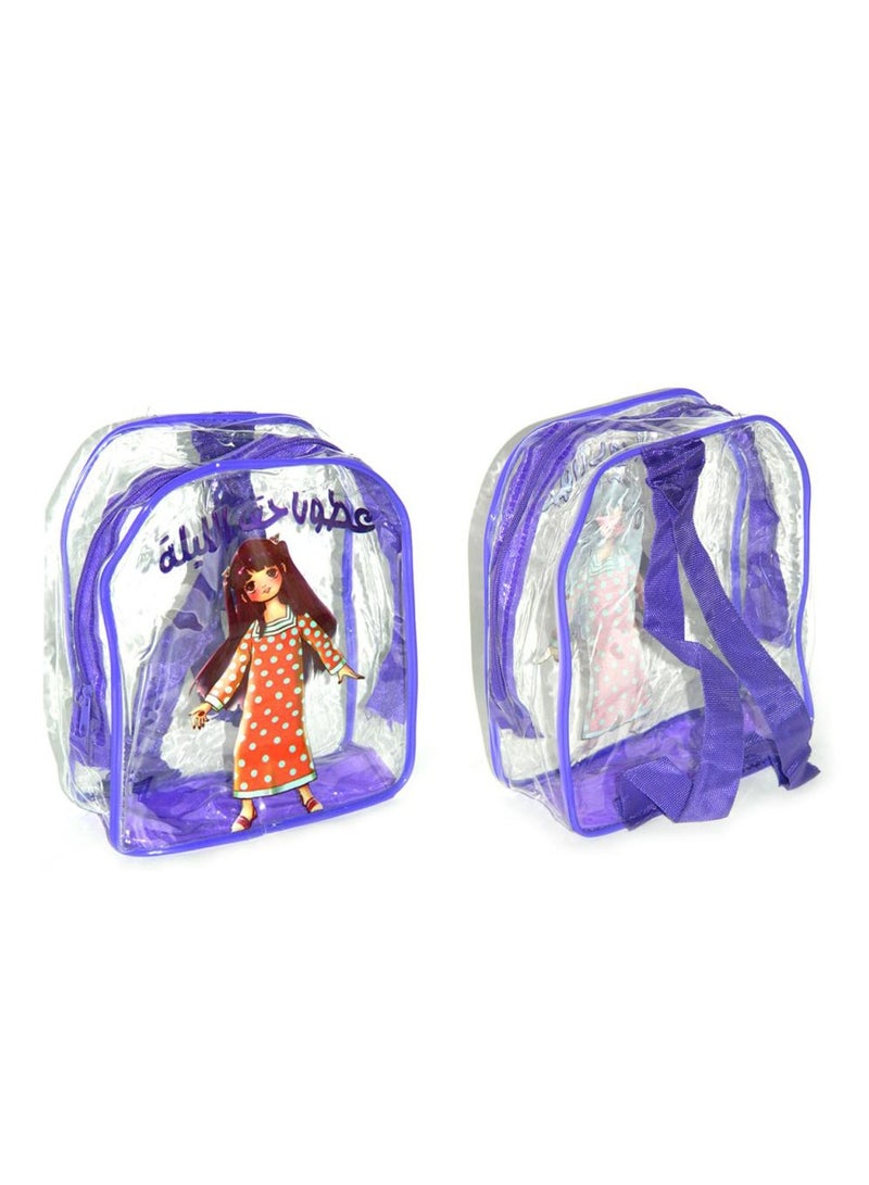 القادة حقيبة هدايا نايلون مقاس 19×15×7سم للبنات - Image 1