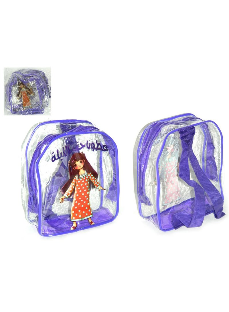 القادة حقيبة هدايا نايلون مقاس 19×15×7سم للبنات - Image 2