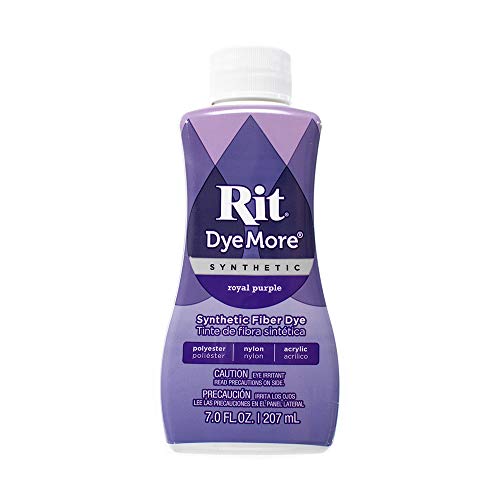 Craft County Rit DyeMore Single Bottle 7 Oz. Synthetic Liquid Fiber Dye for Clothing, Décor, and Crafts – Royal Purple - Image 1