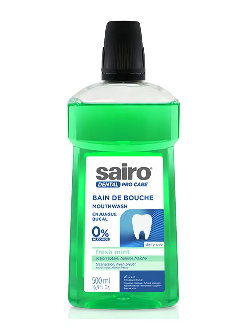 Sairo Mouthwash Refreshing Mint 500ml