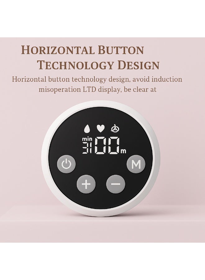 زابروس مضخة ثدي كهربائية قابلة للارتداء بدون استخدام اليدين، منخفضة الضوضاء، قابلة لإعادة الشحن مع 3 أوضاع × 10 مستويات، سيليكون غذائي خالي من BPA، محمولة ومريحة للأمهات المرضعات (فلنجات 24 مم و28 مم) - Image 3