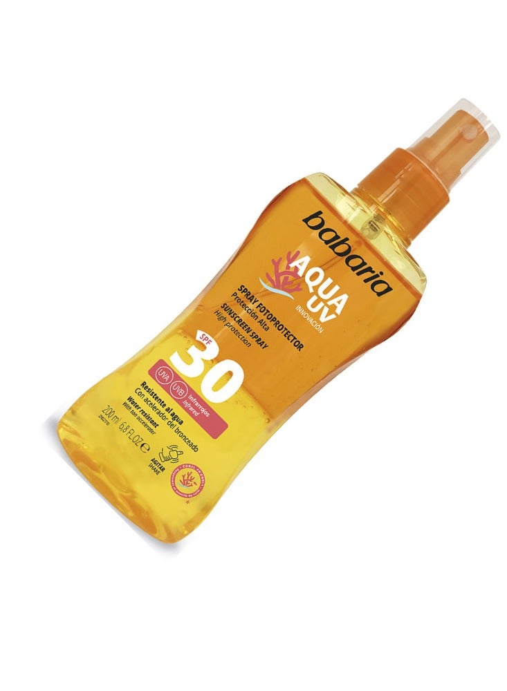 Babaria Sun Aqua UV SPF30 Bi-Phase 200ml - Image 2