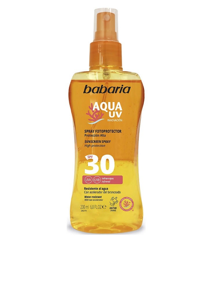 Babaria Sun Aqua UV SPF30 Bi-Phase 200ml - Image 1