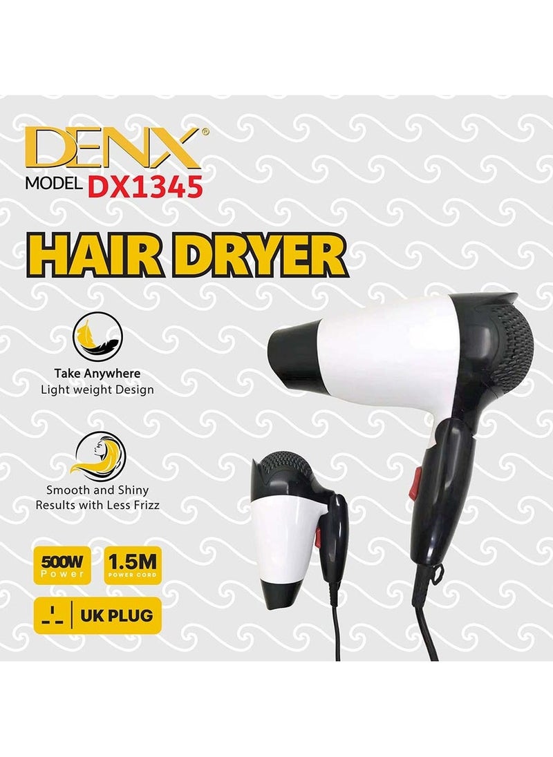 Denx A Folding Hair Dryer With A Loaded And Lightweight Design To Soften And Dry Hair - Image 4