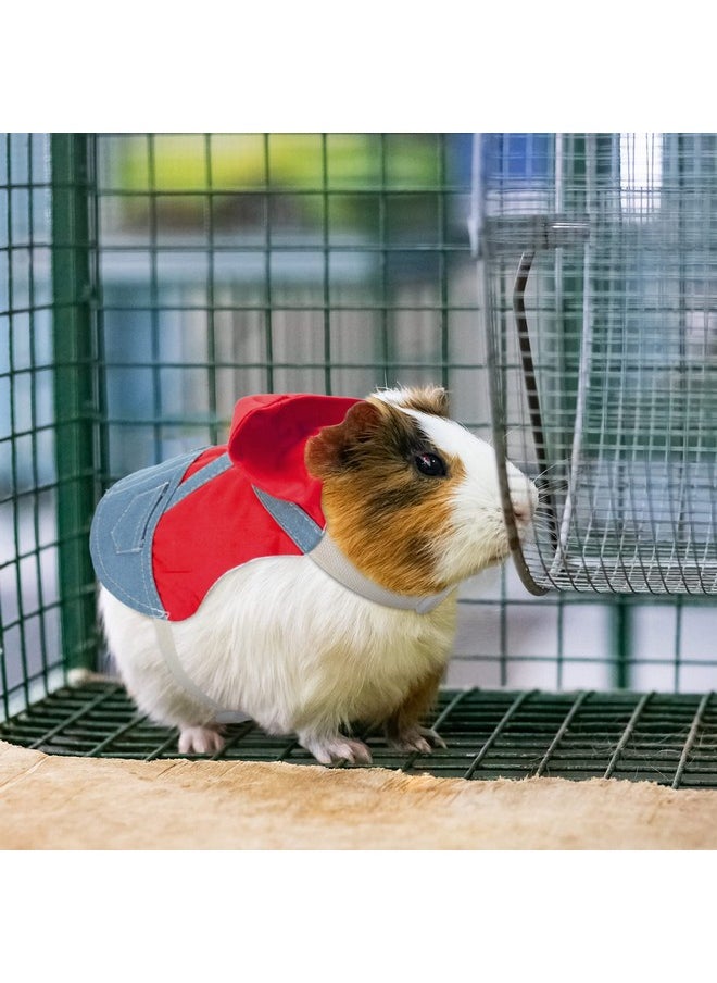 Rabbit Harnesses and Leashes Rabbit Supplies Bunny Walking Harnesses Leashes Suitable for Walking with Kittens and Puppies(Small,Red)