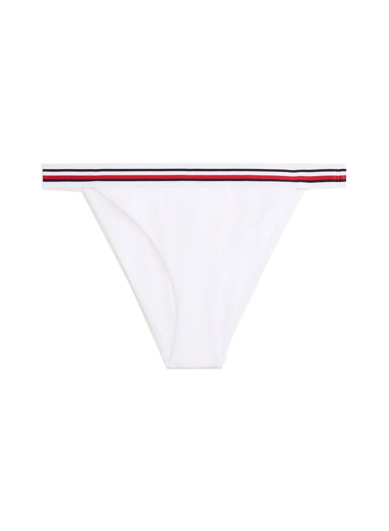 TOMMY HILFIGER Pvh Classic White Global Stripe Cheeky Bikini Bottoms for Women | Best Price UAE