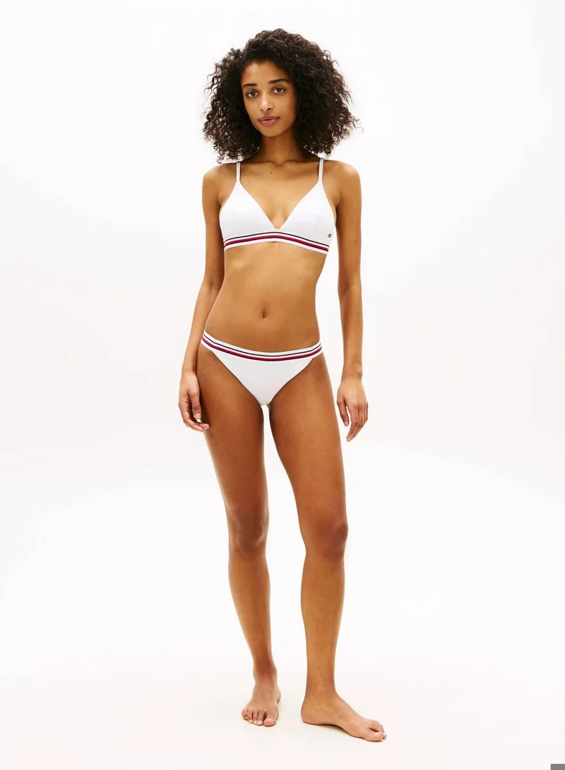 TOMMY HILFIGER Pvh Classic White Global Stripe Cheeky Bikini Bottoms for Women | Best Price UAE
