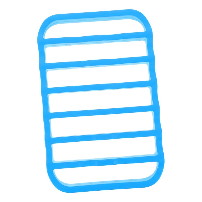 Blue Silicone Roasting Rack Non Stick Baking Cooling Rack Oven Microwave Safe High Temperature Resistant - Image 2