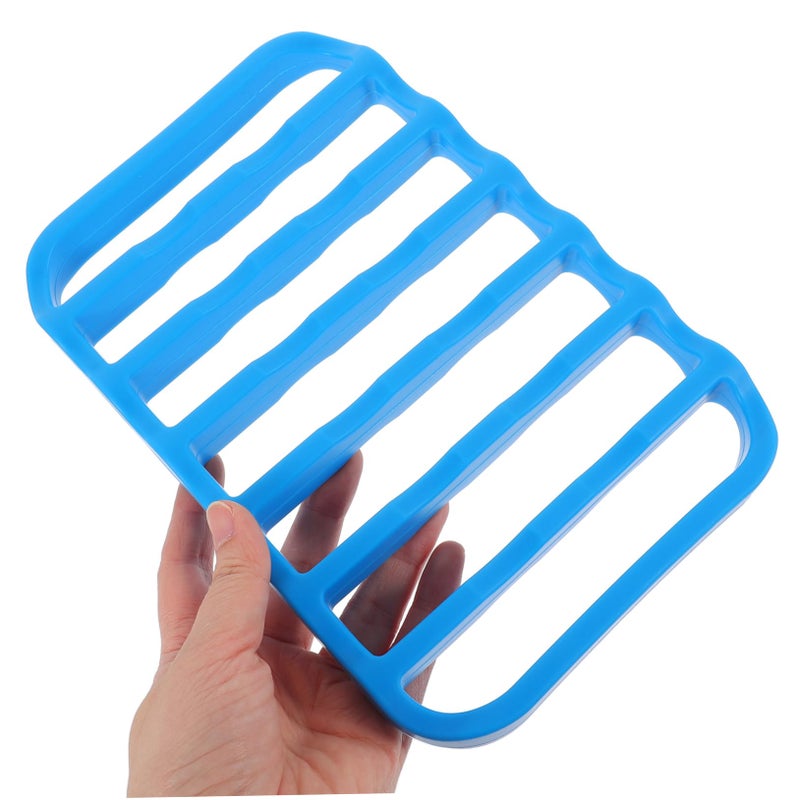 Blue Silicone Roasting Rack Non Stick Baking Cooling Rack Oven Microwave Safe High Temperature Resistant - Image 4