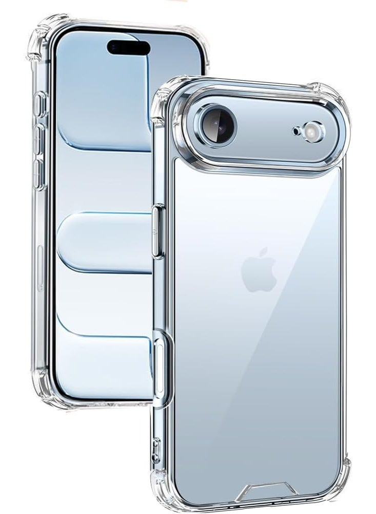 MUDISO iPhone 17 Air Clear Case Soft Fit Anti-Scratch Shockproof Anti-Yellowing Cover For iPhone 17 Air Crystal Clear Airbag Drop Protection Bumper Phone Case for iPhone 17 Air 6.5-inch - Image 1