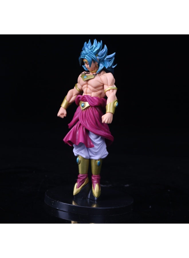 هالامودو التنين الكرة في المعركة من أجل السلطة يقف الأخ ذو الشعر الأزرق ، شخصية أنمي مع سطح المكتب ، مربع ، والسيارات الديكور 19.5 سم . - Image 4