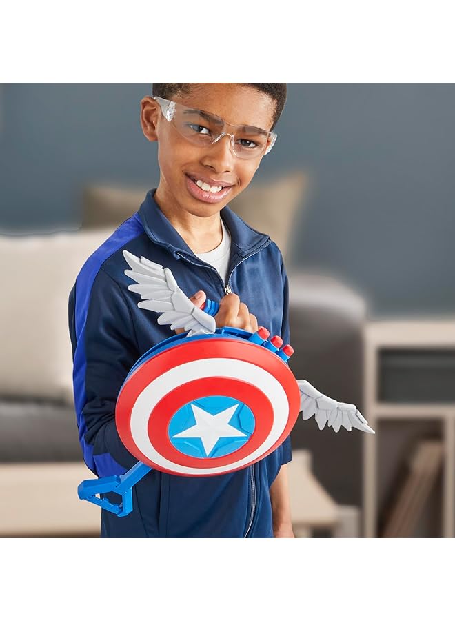 MARVEL Studios Captain America Brave New World Wing Shield Blaster Shield Role Toy - Image 5