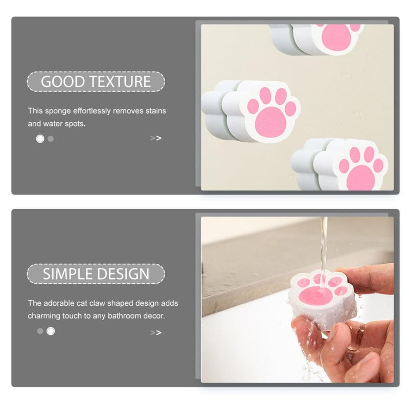 Thickened Mirror Cleaning Sponge 4 Pack for Kitchen Bathroom Glass Surfaces - Image 4