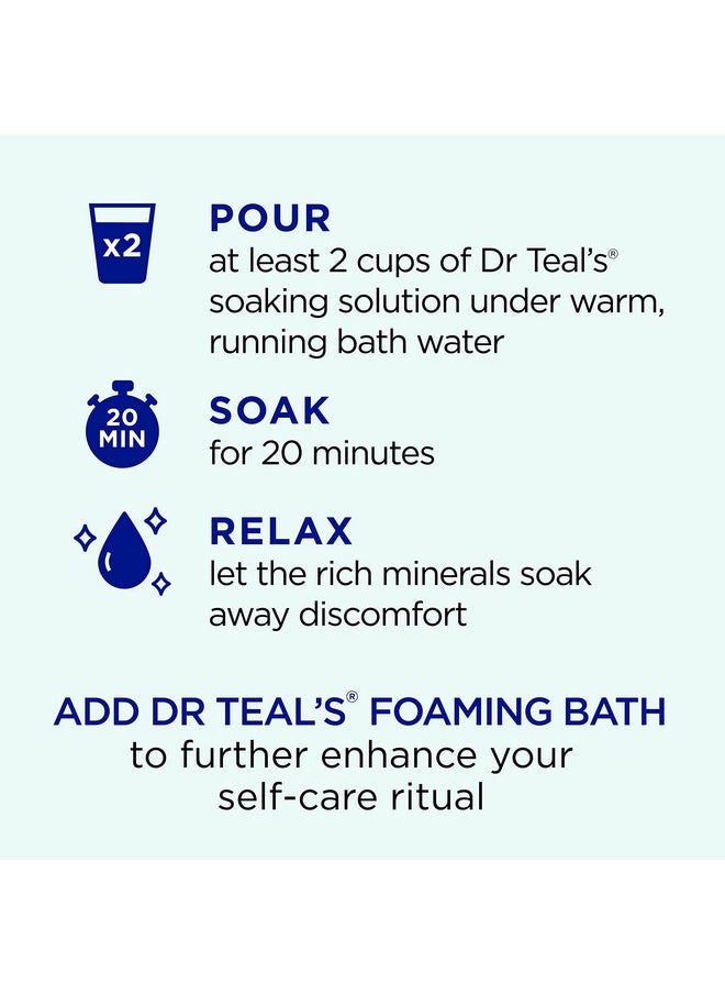 Dr Teal's - Dr Teal's Epsom Salt Magnesium Soak, Clarify & Smooth with Witch Hazel & Aloe Vera, 3 lbs - Image 1