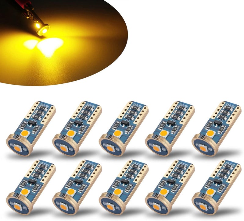 iBrightstar Amber LED Bulbs for Car Interior Lighting - Image 1