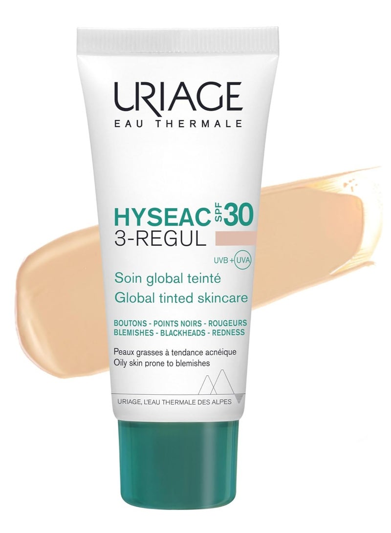 Uriage Hyséac 3-Regul Global Tinted Skin-Care SPF30 40ml - Image 1
