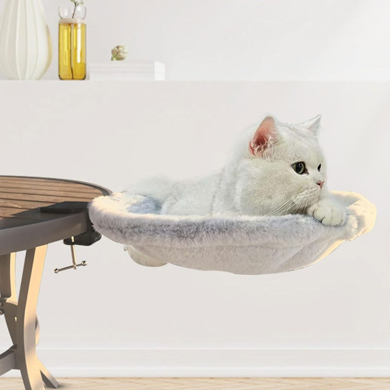 Space Saving Cats Bed Desk Mounted Adjustable Steel Frame Comfortable Pet Hammock for Pet Ergonomic Cats Bed - Image 5