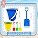 Feradny 40 Pack Beach Bucket and Shovel Set Mini Plastic Buckets Sand Shovel Sand Pail Bulk for Kids Summer Seaside Beach Pool Party - Image 4