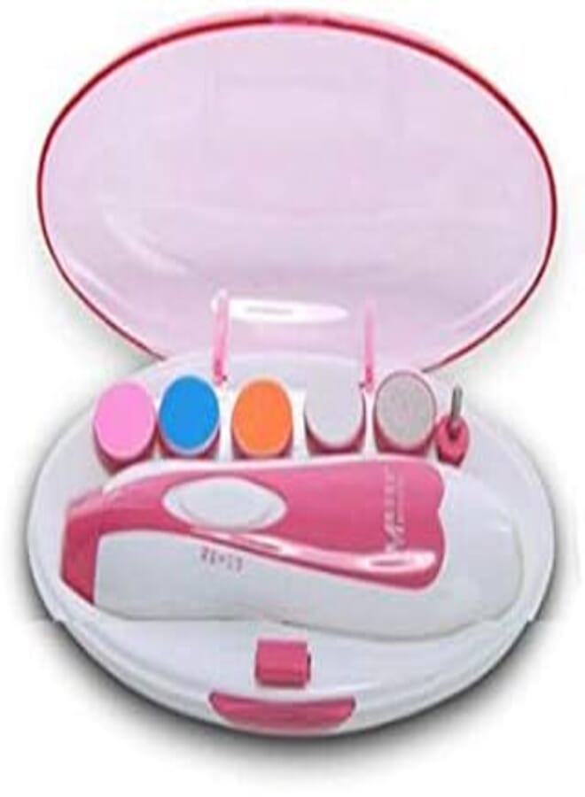OR Other Electric Baby Nail Trimmer set for Newborn or Toddler Toes and Fingernails Pink