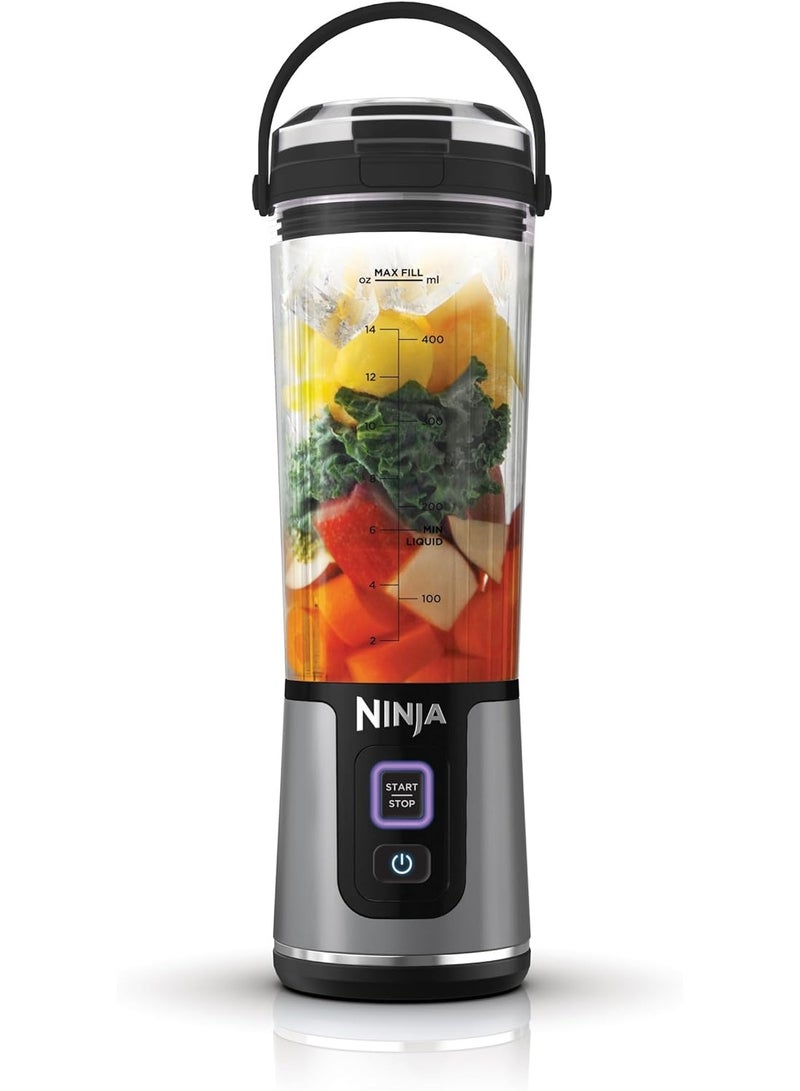 Ninja Blast BC151EUBK Portable Blender/Blender/Smoothie Maker, 530 ml Cup, Leak-proof Lid, Powerful Mini Stand Mixer, Wireless & Rechargeable, Crushes Ice & Fruit, Black - Image 1