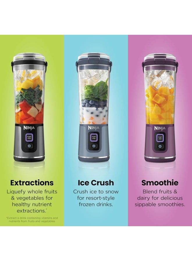 Ninja Blast BC151EUBK Portable Blender/Blender/Smoothie Maker, 530 ml Cup, Leak-proof Lid, Powerful Mini Stand Mixer, Wireless & Rechargeable, Crushes Ice & Fruit, Black - Image 5