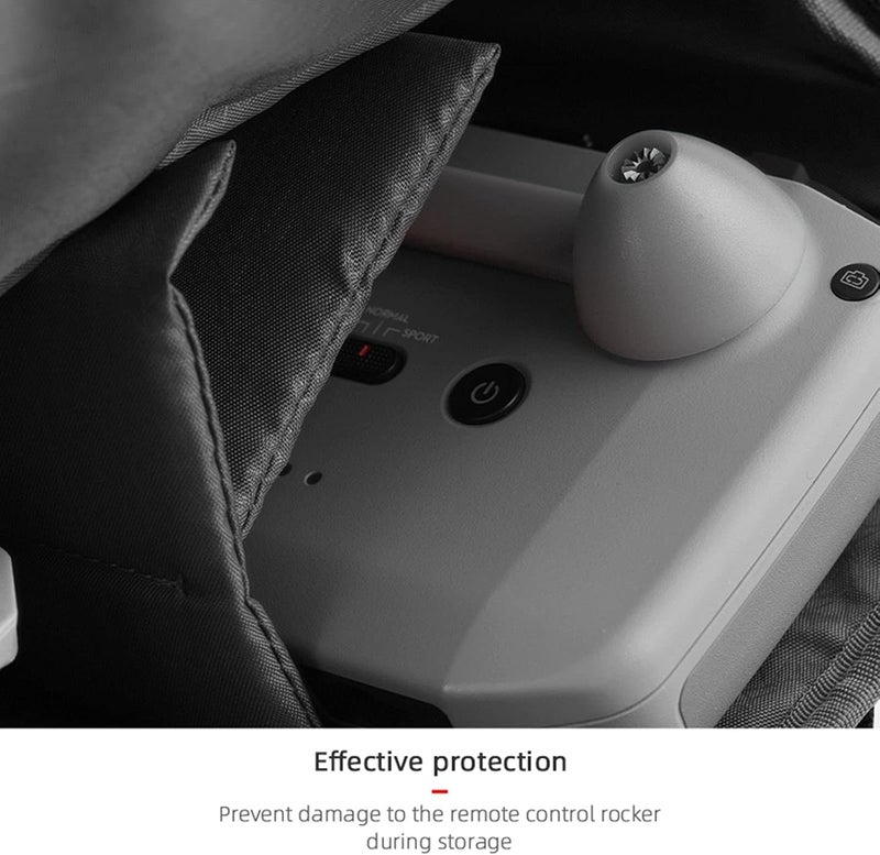 كلاراكو حامل جهاز تحكم عن بعد لجهازين، واقي عصا التحكم، غطاء زر الإبهام، رمادي - Image 2