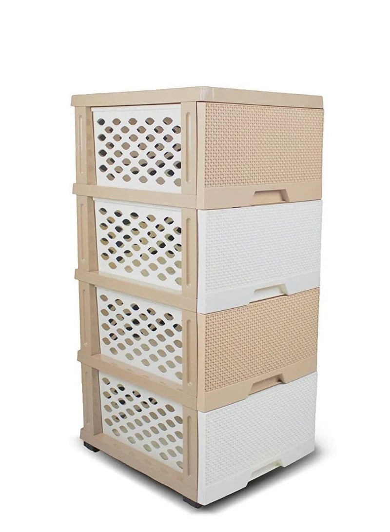 شانون فيلو – رفوف تنظيم متعددة الاستخدامات للتخزين الداخلي والخارجي RH (بيج) - Image 1