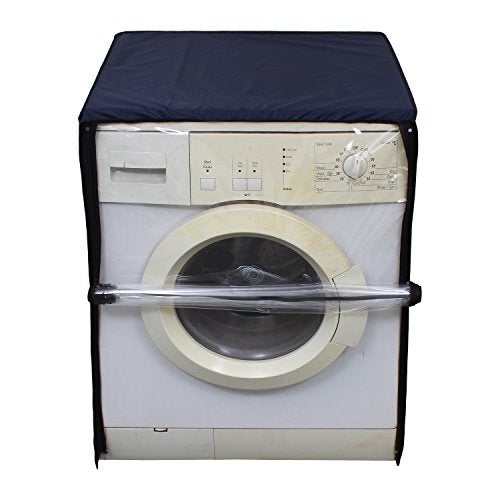Lithara Waterproof Front Load Washing Machine Cover 5 Kg, 5.2 Kg, 5.5 Kg (Navy Blue) - Image 1