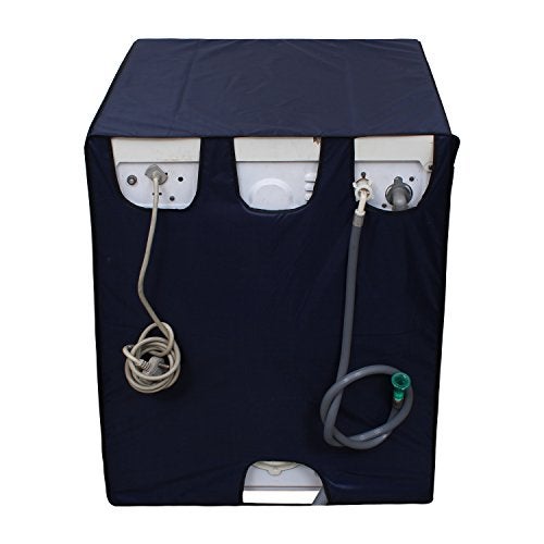 Lithara Waterproof Front Load Washing Machine Cover 5 Kg, 5.2 Kg, 5.5 Kg (Navy Blue) - Image 4