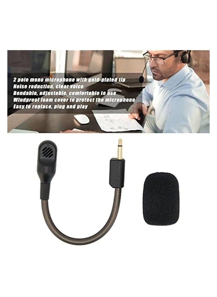 erorex Replacement Microphone for Blackshark V2, 3.5mm Male Plug Detachable Microphone Boom Gaming Headsets Noise Cancelling Replacement Mic, Plug and Play & Wide Compatibility - Image 2