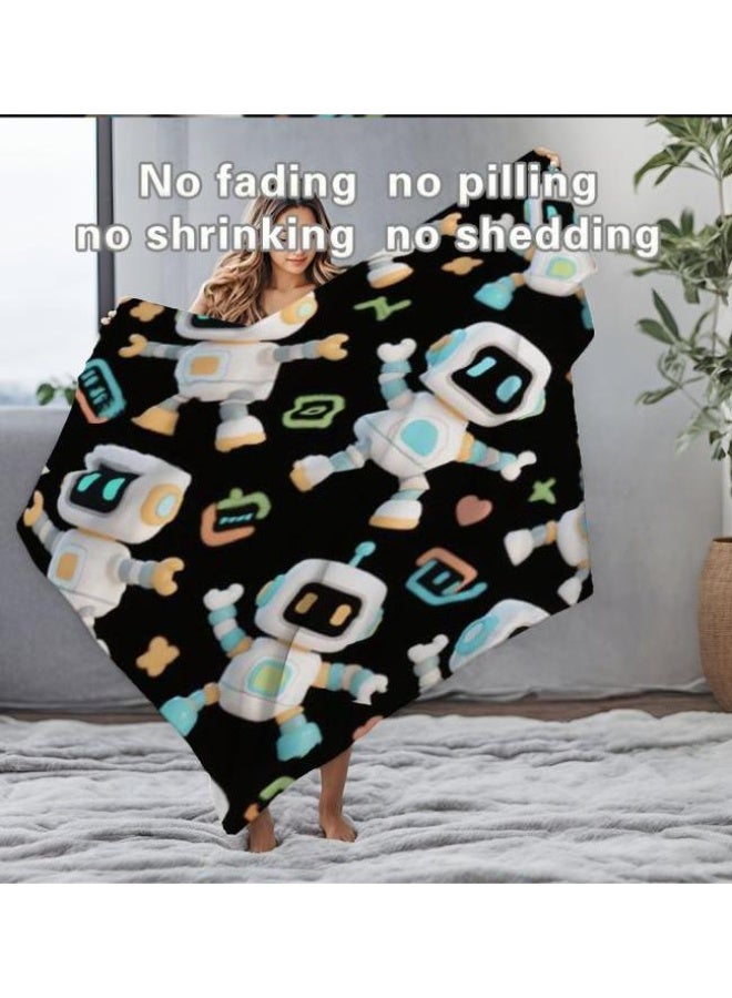 general Baby and children's cartoon flannel thin blanket (warm and comfortable, suitable for sleep, game use) 70cm*100cm - Image 3