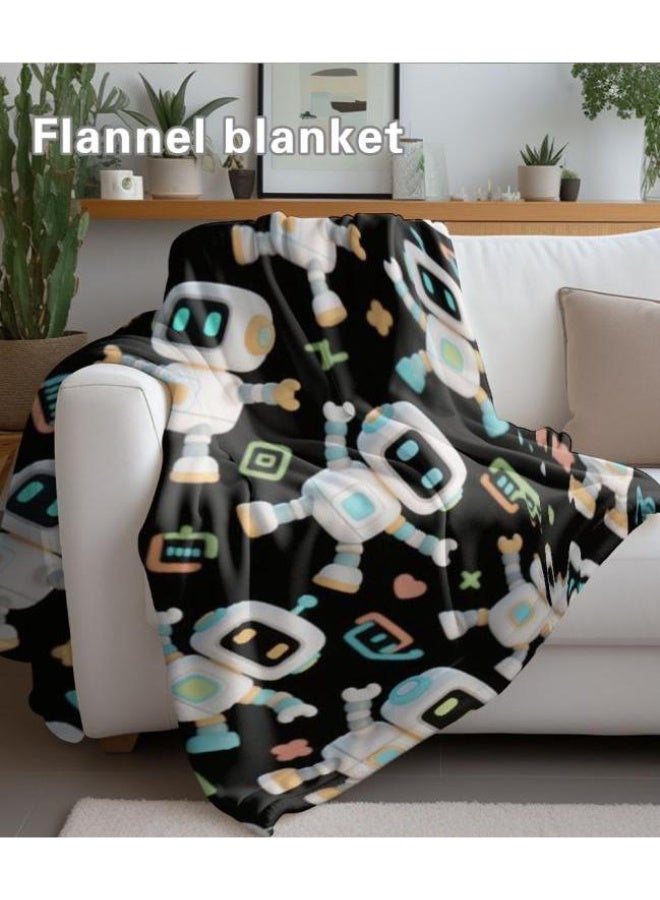 general Baby and children's cartoon flannel thin blanket (warm and comfortable, suitable for sleep, game use) 70cm*100cm - Image 1