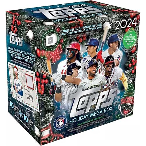 Topps 2024 Holiday Baseball Factory Sealed Mega Box - Baseball Wax Packs - Image 1