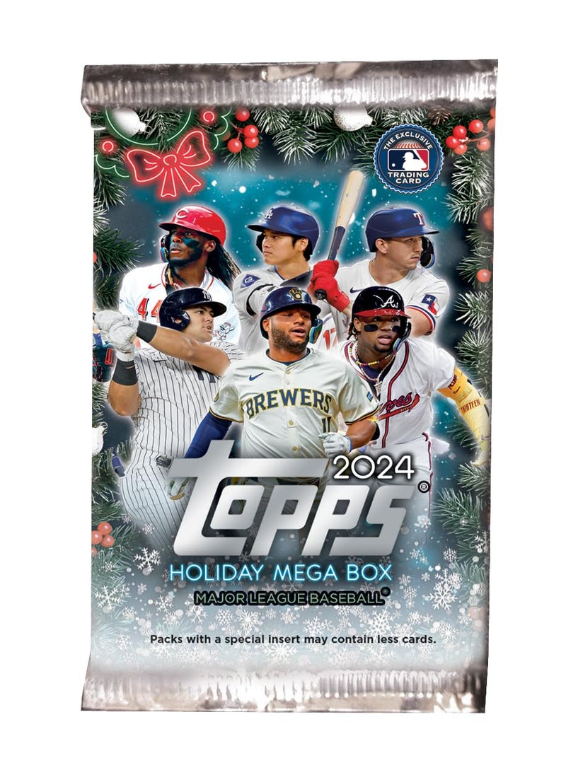 Topps 2024 Holiday Baseball Factory Sealed Mega Box - Baseball Wax Packs - Image 2