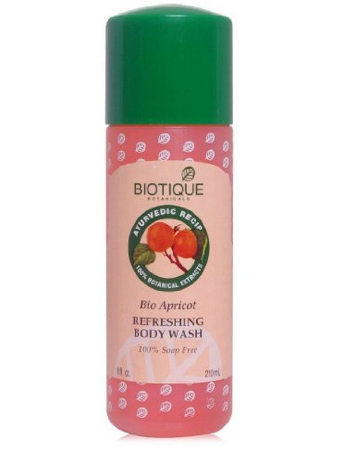 Biotique Bio Apricot Refreshing Body Wash 100% Soap Free - Image 1