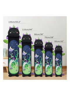 Y&D 20in Long Devil Mint Cat Plush Pillows Black Stuffed Animals Squishy Sleeping Hugging Pillow Soft Toys for Kids  - Image 3
